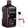 imageELEGOO 8K Water Washable 3D Printer Resin 405nm LCD UVCuring Photopolymer Resin Best for 8K12K14K Saturn MSLA DLP LCD 3D Printing 1000Gram Space GreyWhite