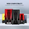 imageELEGOO 8K Water Washable 3D Printer Resin 405nm LCD UVCuring Photopolymer Resin Best for 8K12K14K Saturn MSLA DLP LCD 3D Printing 1000Gram Space GreyWhite
