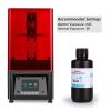 imageELEGOO Upgraded 8K Standard Photopolymer 3D Printer Resin 405nm UVCuring Resin Best for 8K12K14K Saturn MSLA DLP LCD 3D Printing Space Grey 1000GBlue