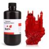 imageELEGOO Upgraded 8K Standard Photopolymer 3D Printer Resin 405nm UVCuring Resin Best for 8K12K14K Saturn MSLA DLP LCD 3D Printing Space Grey 1000GClear Red