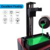 imageELEGOO Upgraded 8K Standard Photopolymer 3D Printer Resin 405nm UVCuring Resin Best for 8K12K14K Saturn MSLA DLP LCD 3D Printing Space Grey 1000GClear Green