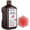 imageELEGOO Upgraded 8K Standard Photopolymer 3D Printer Resin 405nm UVCuring Resin Best for 8K12K14K Saturn MSLA DLP LCD 3D Printing Space Grey 1000GClear Red