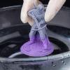 imageELEGOO Upgraded 8K Standard Photopolymer 3D Printer Resin 405nm UVCuring Resin Best for 8K12K14K Saturn MSLA DLP LCD 3D Printing Space Grey 1000GGrey to Purple