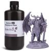 imageELEGOO Upgraded 8K Standard Photopolymer 3D Printer Resin 405nm UVCuring Resin Best for 8K12K14K Saturn MSLA DLP LCD 3D Printing Space Grey 1000GSlate Blue