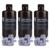 imageELEGOO 8K Water Washable 3D Printer Resin 405nm LCD UVCuring Photopolymer Resin Best for 8K12K14K Saturn MSLA DLP LCD 3D Printing 1000Gram Space GreyGrey