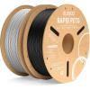 imageELEGOO Rapid PETG Filament 175mm Blue ampamp Red 2KG High Speed 30600mms 3D Printer Filament Dimensional Accuracy  002 mm 1kg Cardboard Spool22lbs Fits for Most FDM 3D PrintersBlack  Gray