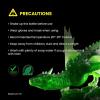 imageELEGOO Standard PlantBased 3D Printer Resin with Low Odor and High Precision 405nm UV Curing Resin for Mars Saturn Jupiter MSLA DLP LCD 3D Printing  Clear Green 2000gClear Green