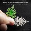 imageELEGOO Standard PlantBased 3D Printer Resin with Low Odor and High Precision 405nm UV Curing Resin for Mars Saturn Jupiter MSLA DLP LCD 3D Printing  Clear Green 2000gBlack