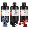 imageELEGOO ABSLike 8K 3D Printer Resin 30 405nm Photopolymer Resin for Mars Saturn Jupiter MSLA DLP LCD 3D Printing with Strength and Toughness High Precision Low Viscosity Red Clay 1000gMulticolored