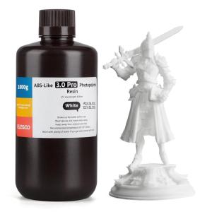 imageELEGOO ABSLike Resin 30 Pro Higher ScratchResistance 3D Printing Photopolymer Resin 405nm UV Resin for MSLADLPLCD Printers Fast Curing High Precision NonBrittle Beige 2000gWhite