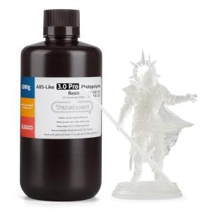 imageELEGOO ABSLike Resin 30 Pro Higher ScratchResistance 3D Printing Photopolymer Resin 405nm UV Resin for MSLADLPLCD Printers Fast Curing High Precision NonBrittle Beige 2000gTranslucent
