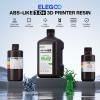 imageELEGOO ABSLike Resin 30 Upgraded 3D Printer Photopolymer Resin Higher HeatResistance Fast Curing High Precision NonBrittle Clear Red 2000gClear Red