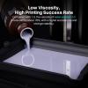 imageELEGOO Water Washable 3D Printer Resin 20 Fast Curing Photopolymer Resin for Mars Saturn Jupiter MSLA DLP LCD 3D Printing 385405nm UV Curing 3D Printing Liquid Yellow 2000gCeramic Grey