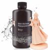 imageELEGOO Water Washable 3D Printer Resin LCD UVCuring Resin 405nm Standard Photopolymer Resin for Mars Saturn Jupiter MSLA DLP LCD 3D Printing 1000Gram BeigeBeige