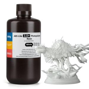 imageELEGOO ABSLike Resin 30 Upgraded 3D Printer Photopolymer Resin Higher HeatResistance Fast Curing High Precision NonBrittle Clear Red 2000gWhite