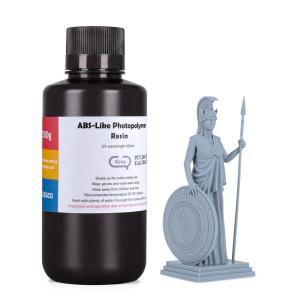 imageELEGOO ABSLike 3D Printer Resin LCD UVCuring Resin 405nm Standard Photopolymer Resin for Mars Saturn Jupiter MSLA DLP LCD 3D Printing Grey 500gGrey