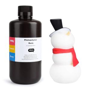 imageELEGOO ABSLike 3D Printer Resin LCD UVCuring Resin 405nm Standard Photopolymer Resin for Mars Saturn Jupiter MSLA DLP LCD 3D Printing Grey 500gWhite