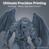 imageELEGOO Water Washable 3D Printer Resin 2000g Precise Printing Liquid Photopolymer Resin Low Shrinkage 405nm Curing Resin for LCD 3D Printer Grey8K Vanilla 1000g
