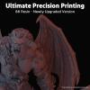 imageELEGOO Standard 8K 3D Printer Resin 1000g Grey 405nm Highest Precision Resin Rapid Printing Low Shrinkage UVCuring for 8K12K14K High Resolution LCD 3D Printer8K Red Clay 1000g