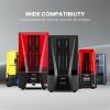 imageELEGOO Standard Photopolymer 3D Printer Resin 405nm UV Curing Photopolymer Resina for Mars Saturn Jupiter MSLA DLP LCD Impresora with High Precision Grey  Black  Translucent 3000gSpace Grey 8K 20