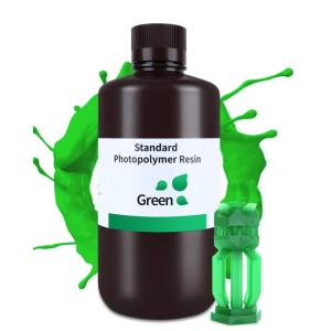 imageELEGOO Standard 8K 3D Printer Resin 1000g White Smoke 405nm Highest Precision Resin Rapid Printing Low Shrinkage UVCuring for 8K12K14K High Resolution LCD 3D PrinterStandard Clear Green 1000g