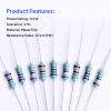 imageELEGOO 17 Values 1 Resistor Kit Assortment 0 Ohm1M Ohm Pack of 525 RoHS Compliant for Electronic Projects