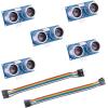 imageELEGOO 5PCS HCSR04 Ultrasonic Module Distance Sensor Compatible with Arduino UNO MEGA Nano Robot XBee ZigBee