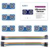 imageELEGOO 5PCS HCSR04 Ultrasonic Module Distance Sensor Compatible with Arduino UNO MEGA Nano Robot XBee ZigBee