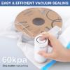 imageELEGOO Filament Storage Bags Electric Pump Kit 30 Bags Vacuum Sealed with Auto Pump Dust Proof Humidity Resistant Perfect for 3D Printer Filament Storage and Keep Filament Dry 134x118 inch