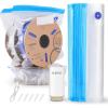 imageELEGOO Filament Storage Bags Electric Pump Kit 30 Bags Vacuum Sealed with Auto Pump Dust Proof Humidity Resistant Perfect for 3D Printer Filament Storage and Keep Filament Dry 134x118 inch
