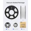 imageELEGOO PLA Filament 175mm Black 1KG 3D Printer Filament Dimensional Accuracy  002mm 1kg Spool22lbs Fit Most FDM 3D Printers2pcs Black