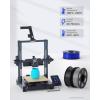 imageELEGOO PLA Filament 175mm Black 1KG 3D Printer Filament Dimensional Accuracy  002mm 1kg Spool22lbs Fit Most FDM 3D Printers2pcs Black