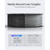 imageELEGOO PLA Filament 175mm Black 1KG 3D Printer Filament Dimensional Accuracy  002mm 1kg Spool22lbs Fit Most FDM 3D Printers2pcs Black