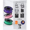 imageELEGOO PLA Filament 175mm Black 1KG 3D Printer Filament Dimensional Accuracy  002mm 1kg Spool22lbs Fit Most FDM 3D Printers2pcs Black