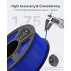 imageELEGOO PLA Filament 175mm Black 1KG 3D Printer Filament Dimensional Accuracy  002mm 1kg Spool22lbs Fit Most FDM 3D PrintersSpace Gray