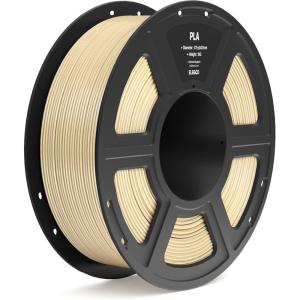 imageELEGOO PLA Filament 175mm Black 1KG 3D Printer Filament Dimensional Accuracy  002mm 1kg Spool22lbs Fit Most FDM 3D PrintersBeige