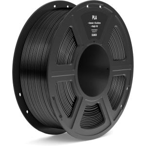 imageELEGOO PLA Filament 175mm Black 1KG 3D Printer Filament Dimensional Accuracy  002mm 1kg Spool22lbs Fit Most FDM 3D PrintersBlack