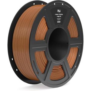 imageELEGOO PLA Filament 175mm Black 1KG 3D Printer Filament Dimensional Accuracy  002mm 1kg Spool22lbs Fit Most FDM 3D PrintersBrown