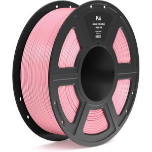 imageELEGOO PLA Filament 175mm Black 1KG 3D Printer Filament Dimensional Accuracy  002mm 1kg Spool22lbs Fit Most FDM 3D PrintersPink