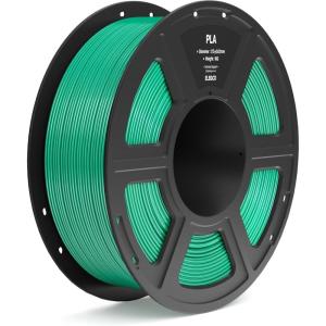 imageELEGOO PLA Filament 175mm Black 1KG 3D Printer Filament Dimensional Accuracy  002mm 1kg Spool22lbs Fit Most FDM 3D PrintersSea Green