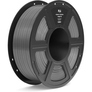 imageELEGOO PLA Filament 175mm Black 1KG 3D Printer Filament Dimensional Accuracy  002mm 1kg Spool22lbs Fit Most FDM 3D PrintersSpace Gray