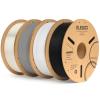 4*1kg(black & White & Gray & Translucent)