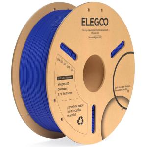 imageELEGOO PLA Plus Filament 175mm Beige 1KG PLA Tougher and Stronger 3D Printer Filament Dimensional Accuracy  002mm 1kg Spool22lbs Fits for Most FDM 3D Printers1kg Dark Blue