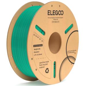 imageELEGOO PLA Plus Filament 175mm Beige 1KG PLA Tougher and Stronger 3D Printer Filament Dimensional Accuracy  002mm 1kg Spool22lbs Fits for Most FDM 3D Printers1kg Sea Green