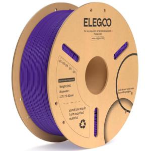 imageELEGOO PLA Plus Filament 175mm Beige 1KG PLA Tougher and Stronger 3D Printer Filament Dimensional Accuracy  002mm 1kg Spool22lbs Fits for Most FDM 3D Printers1kg Purple