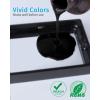 imageELEGOO Water Washable 3D Printer Resin 1kg Mint Green Rapid Precise Printing Resin 405nm Curing Resin for LCD 3D PrinterBlack 1000g