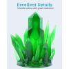 imageELEGOO Water Washable 3D Printer Resin 1kg Mint Green Rapid Precise Printing Resin 405nm Curing Resin for LCD 3D PrinterClear Green 1000g