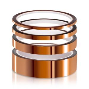 imageELEGOO High Temp Tape 4 Pack Polyimide High Temperature Resistant Tape MultiSized Value Bundle 18 14 12 1 with Silicone Adhesive for Masking Soldering etc