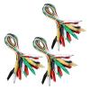 imageELEGOO 120pcs Multicolored Dupont Wire ampamp ELEGOO 30 PCS Alligator Clip Test Leads Set