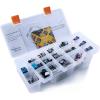 imageELEGOO Upgraded 37 in 1 Sensor Modules Kit ampamp ELEGOO 3pcs Breadboard 830 Point Solderless Prototype PCB Board Kit